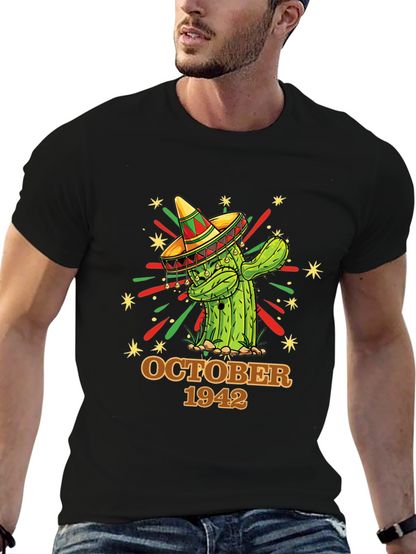 October 1942 Cactus Sombrero Graphic Tee