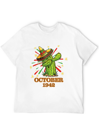 October 1942 Cactus Sombrero Graphic Tee