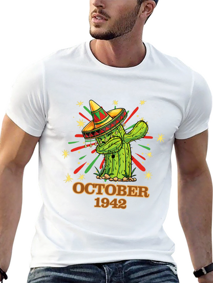 October 1942 Cactus Sombrero Graphic Tee