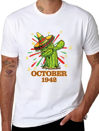 October 1942 Cactus Sombrero Graphic Tee