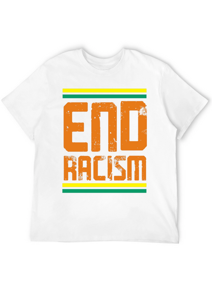 End Racism Graphic Tee - Black T-Shirt