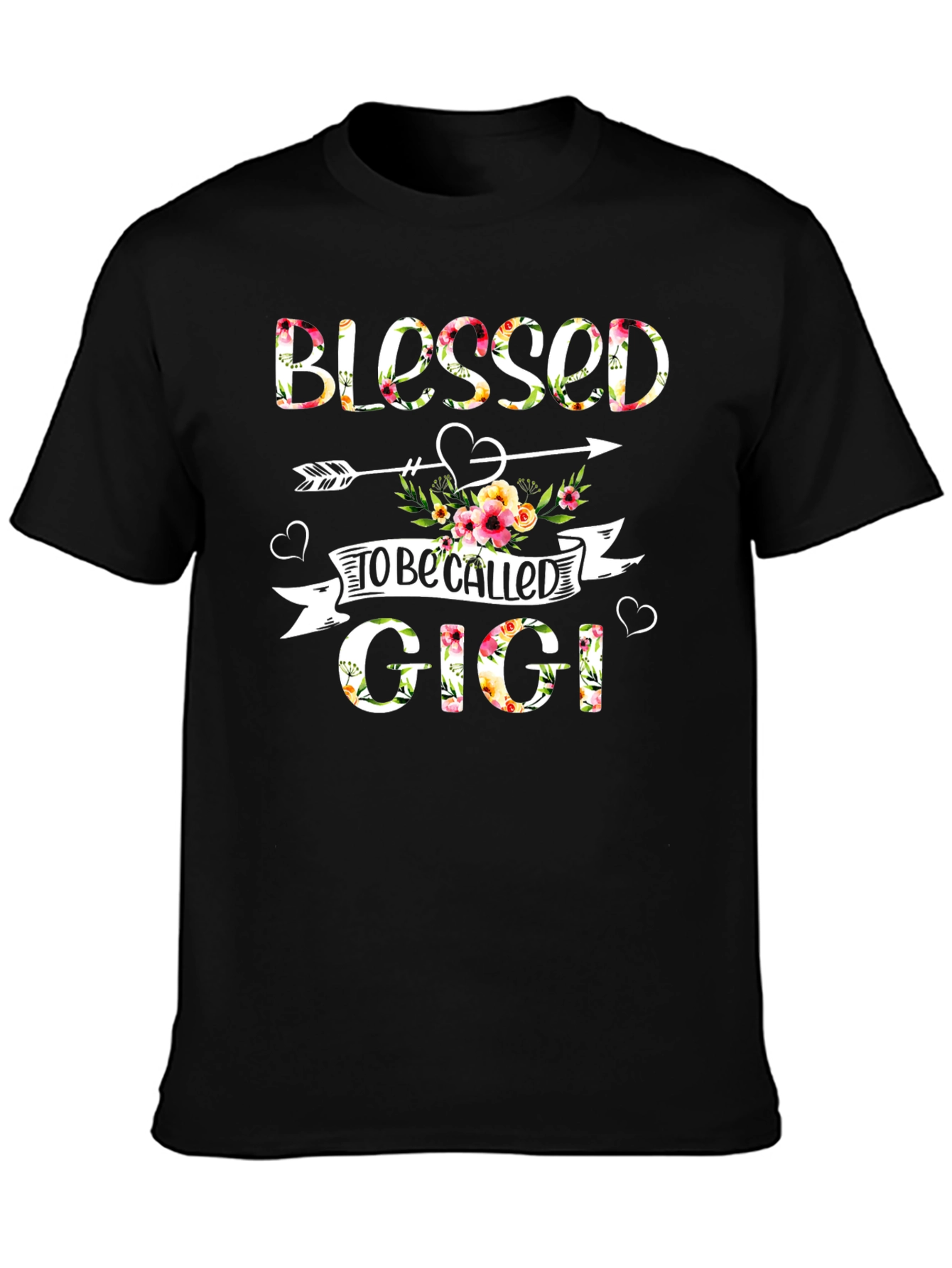 Blessed to be Called Gigi Floral T-Shirt