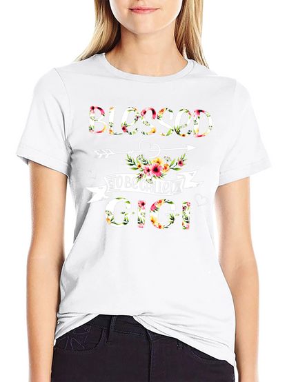 Blessed to be Called Gigi Floral T-Shirt