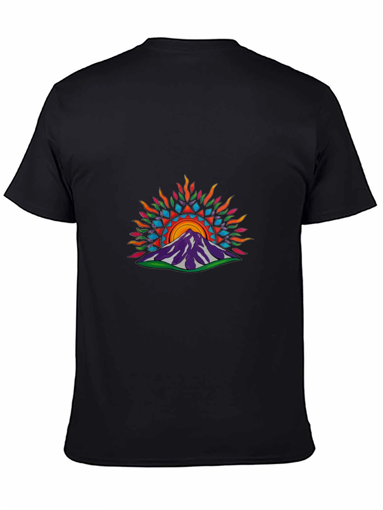 Mountain Sunrise Graphic Tee - Stylish Unisex T-Shirt