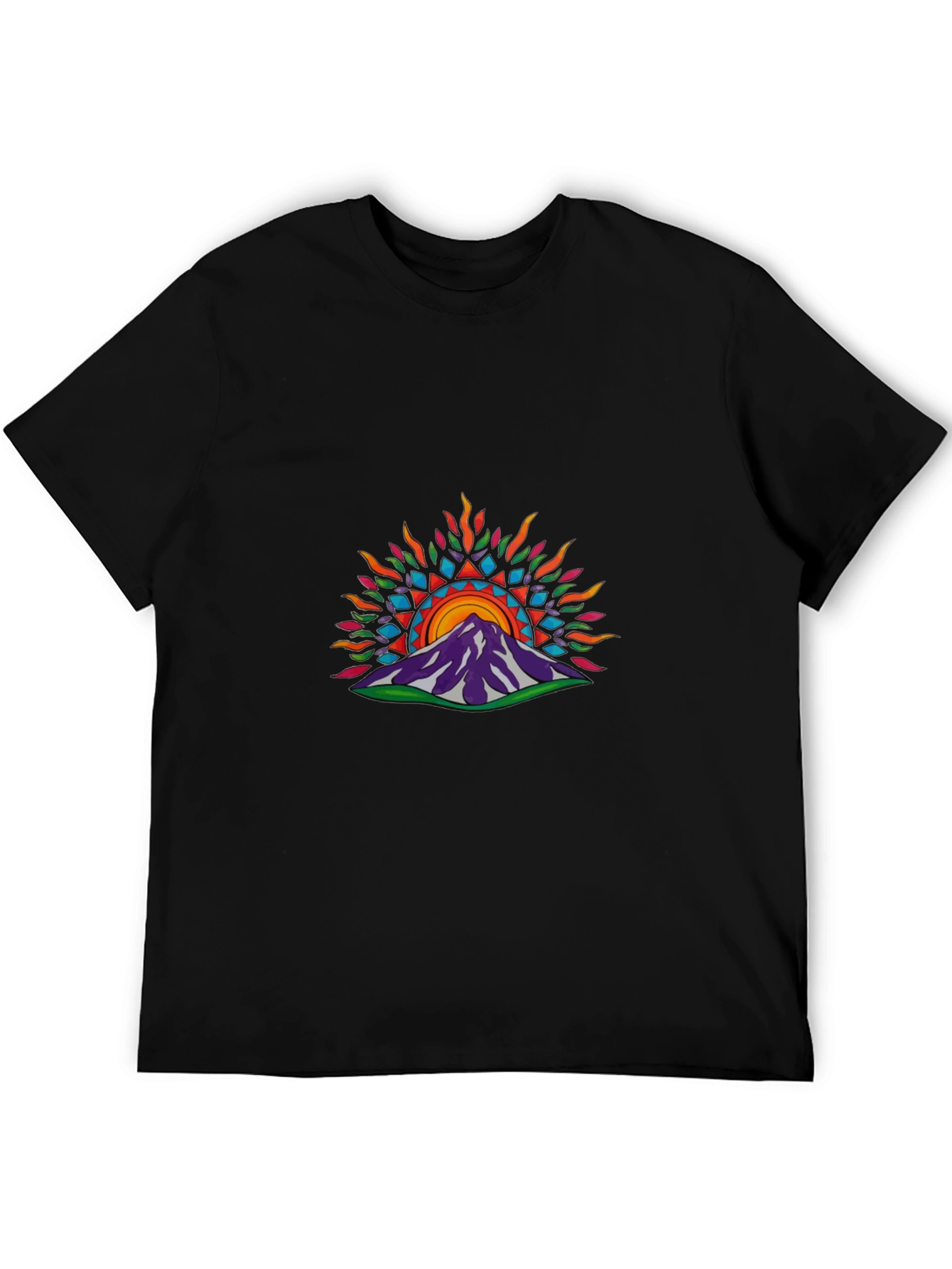 Mountain Sunrise Graphic Tee - Stylish Unisex T-Shirt