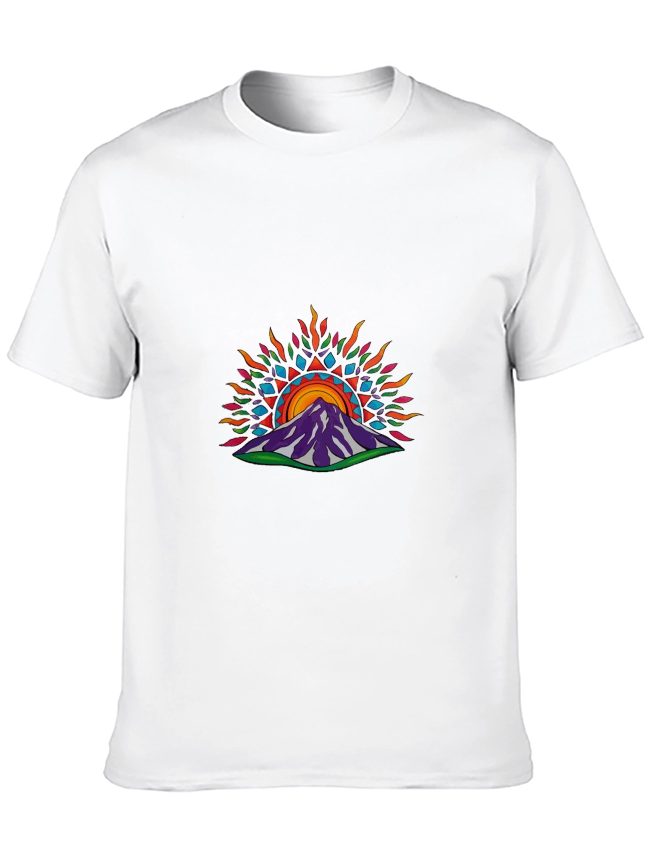 Mountain Sunrise Graphic Tee - Stylish Unisex T-Shirt