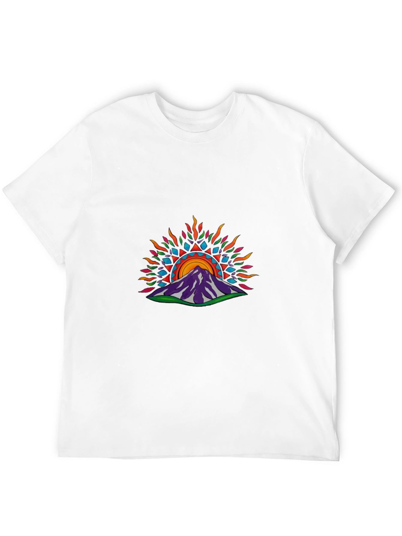 Mountain Sunrise Graphic Tee - Stylish Unisex T-Shirt