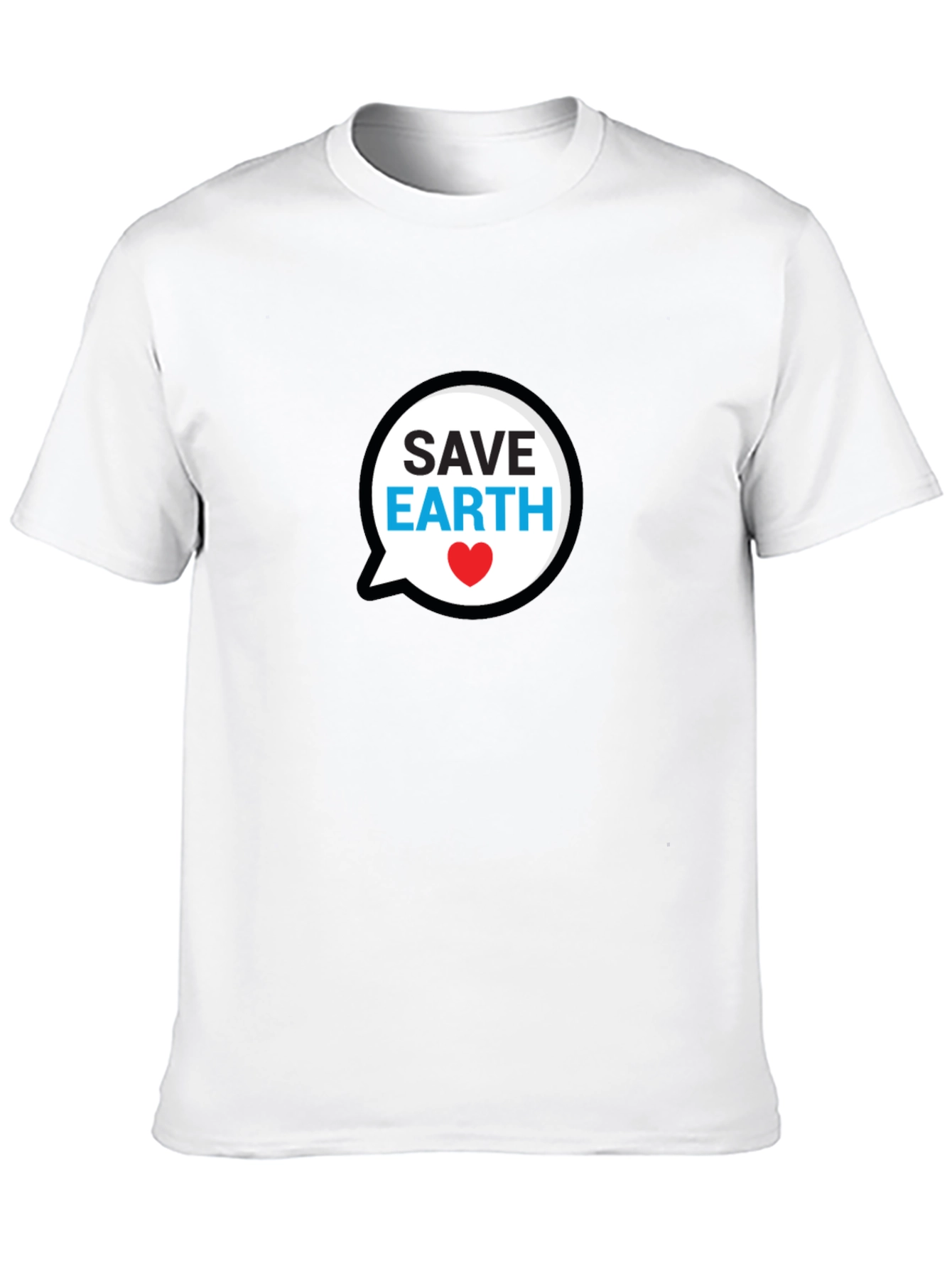 Save Earth Black T-Shirt