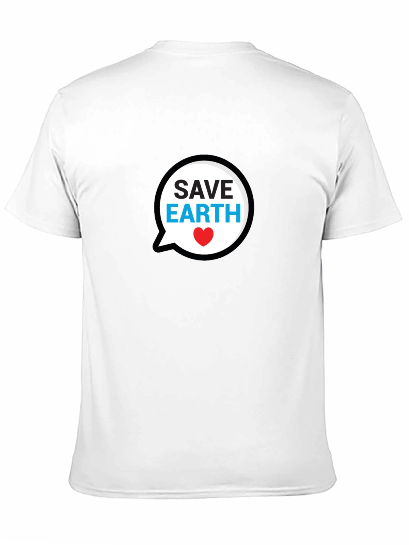 Save Earth Black T-Shirt