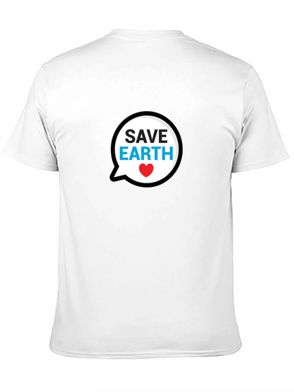 Save Earth Black T-Shirt