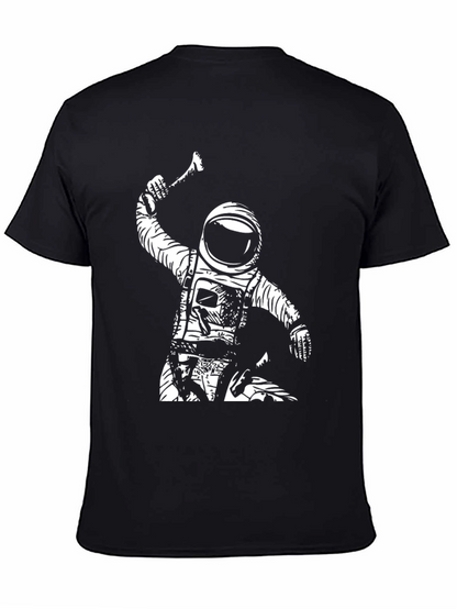 Astronaut Axe Black T-Shirt