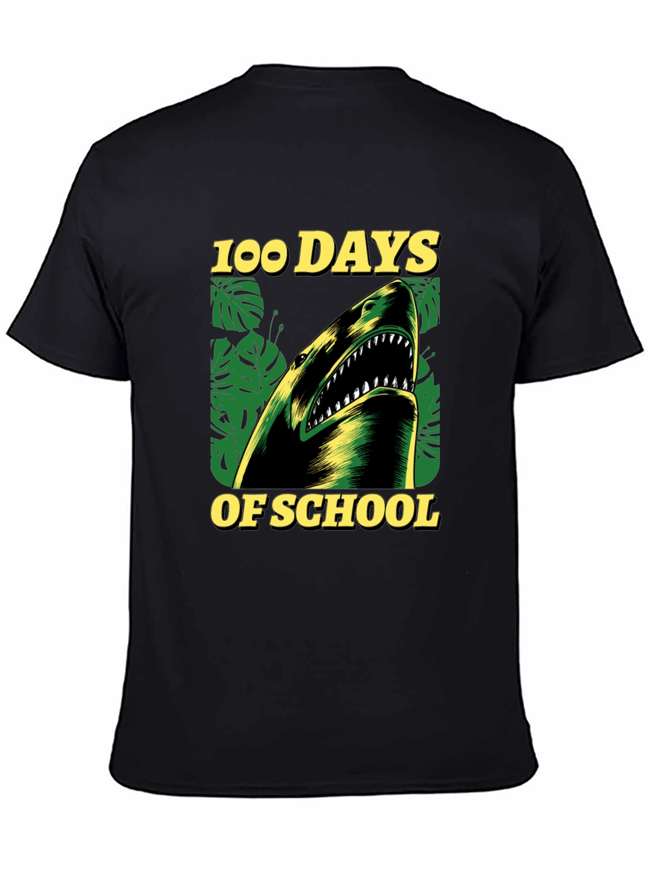 100 Days of School Shark T-Shirt
