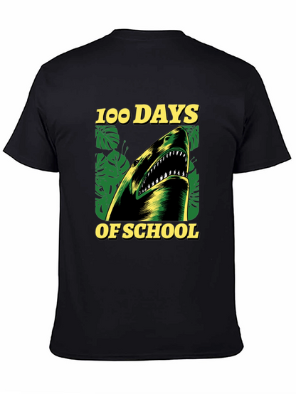 100 Days of School Shark T-Shirt