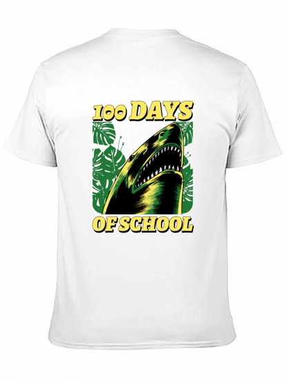 100 Days of School Shark T-Shirt