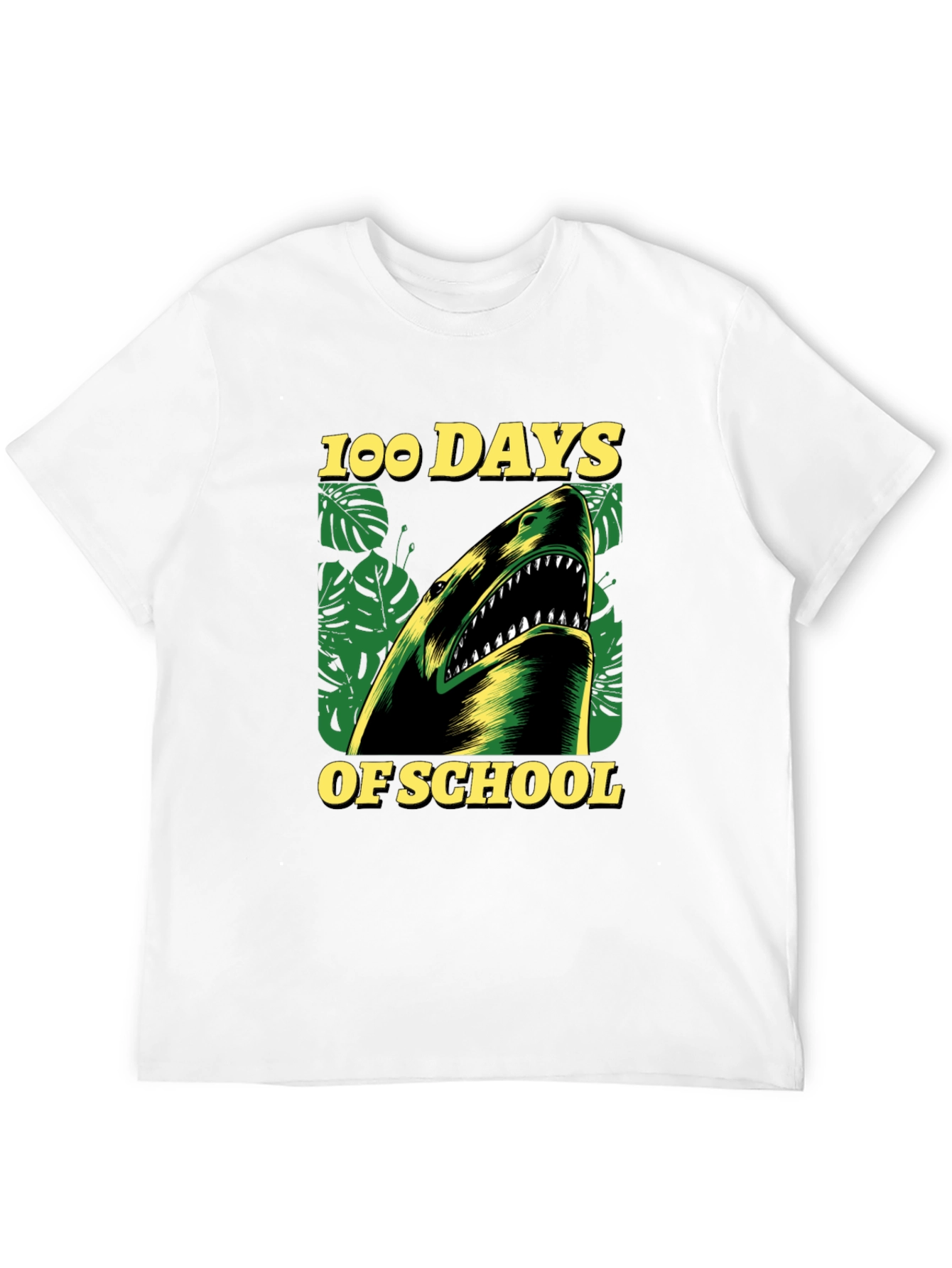 100 Days of School Shark T-Shirt