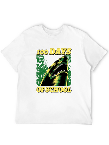 100 Days of School Shark T-Shirt