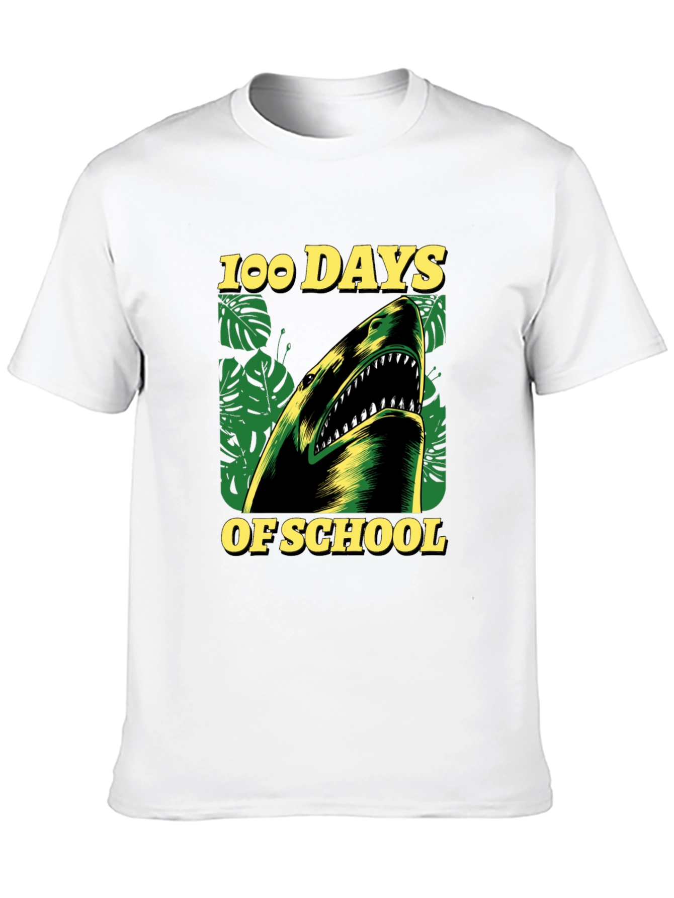 100 Days of School Shark T-Shirt