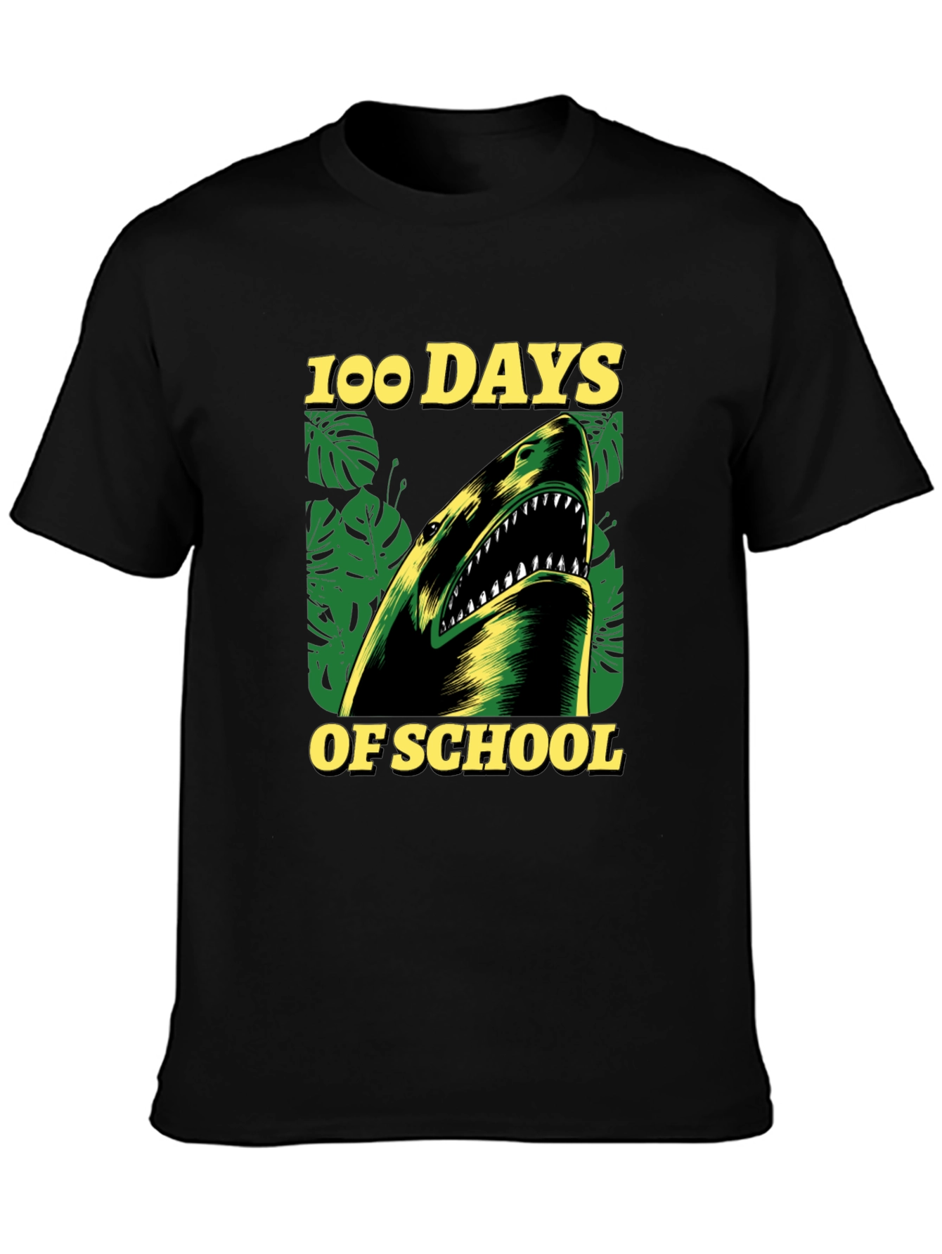 100 Days of School Shark T-Shirt