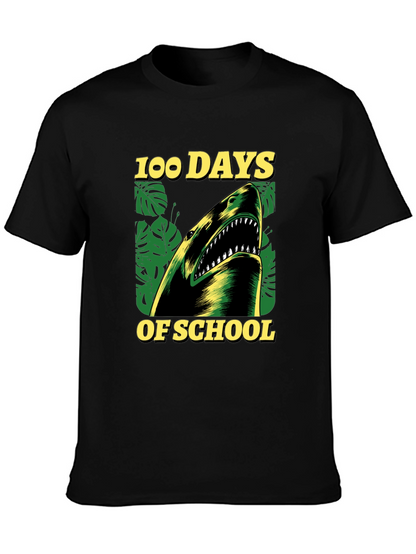 100 Days of School Shark T-Shirt