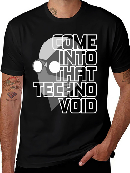 Techno Void Graphic Tee - Unique Design