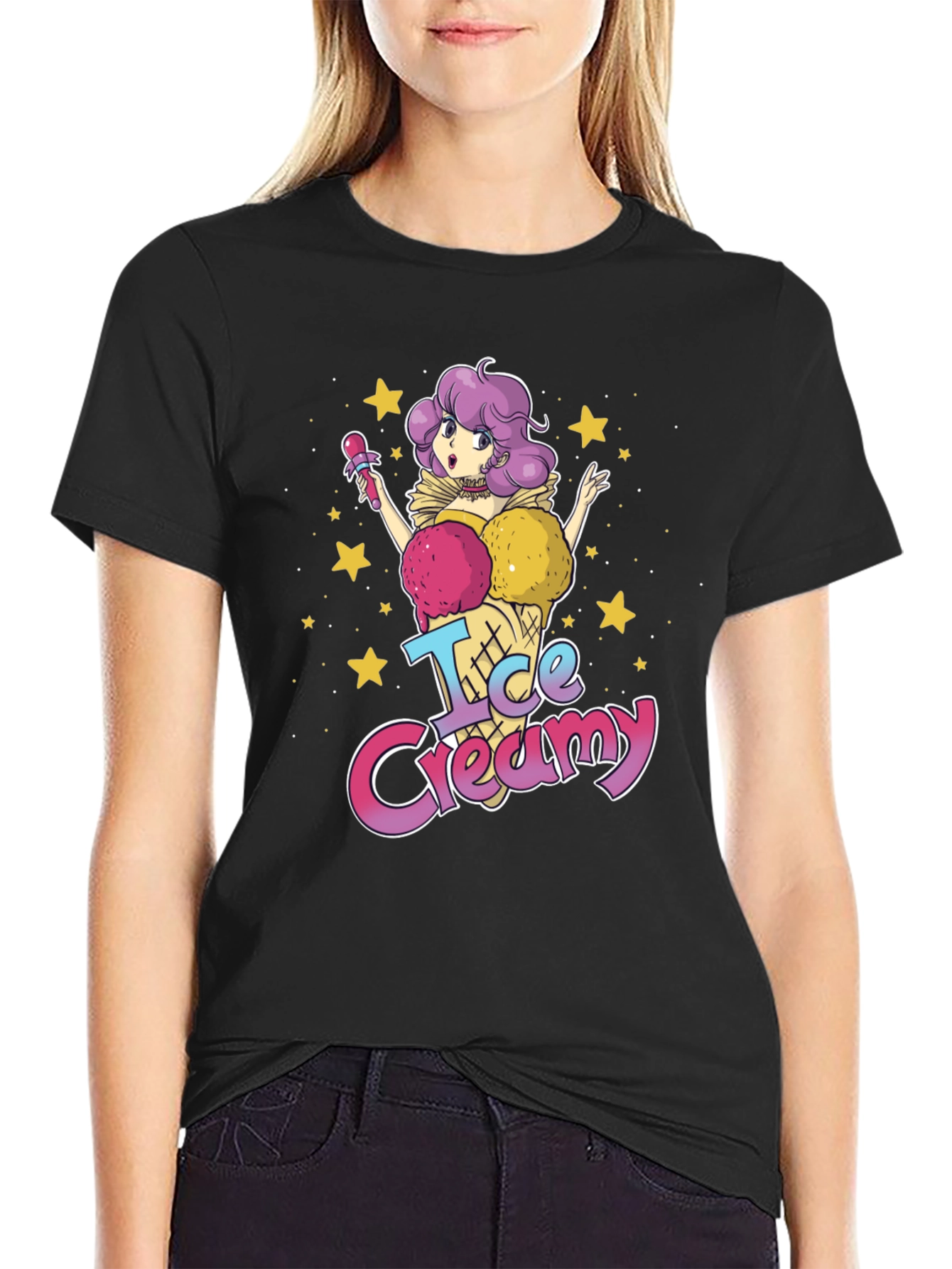 Ice Creamy Anime T-Shirt - Sweet & Stylish Tee