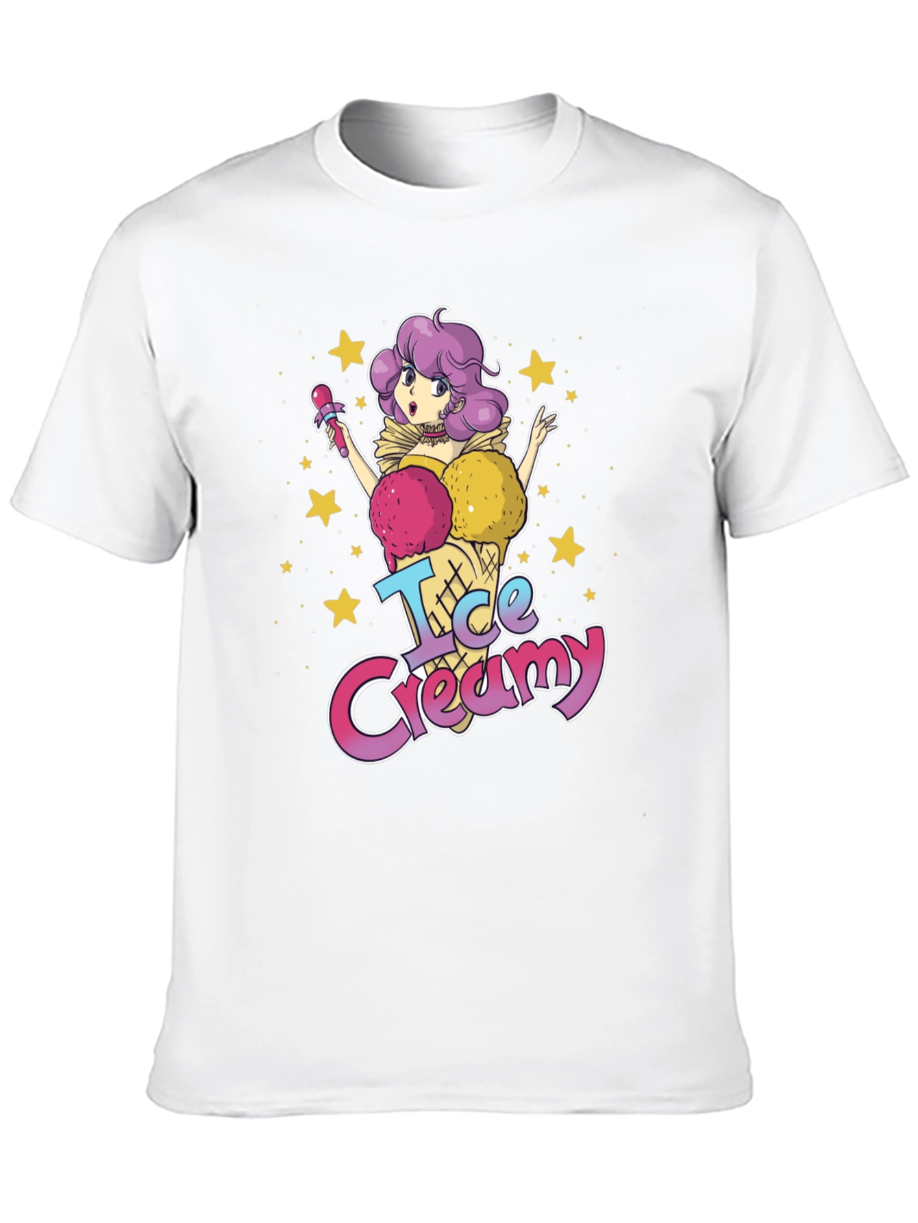 Ice Creamy Anime T-Shirt - Sweet & Stylish Tee