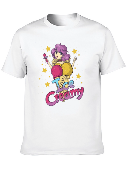 Ice Creamy Anime T-Shirt - Sweet & Stylish Tee