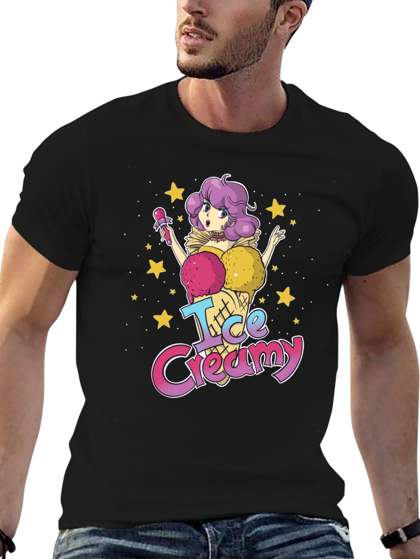 Ice Creamy Anime T-Shirt - Sweet & Stylish Tee