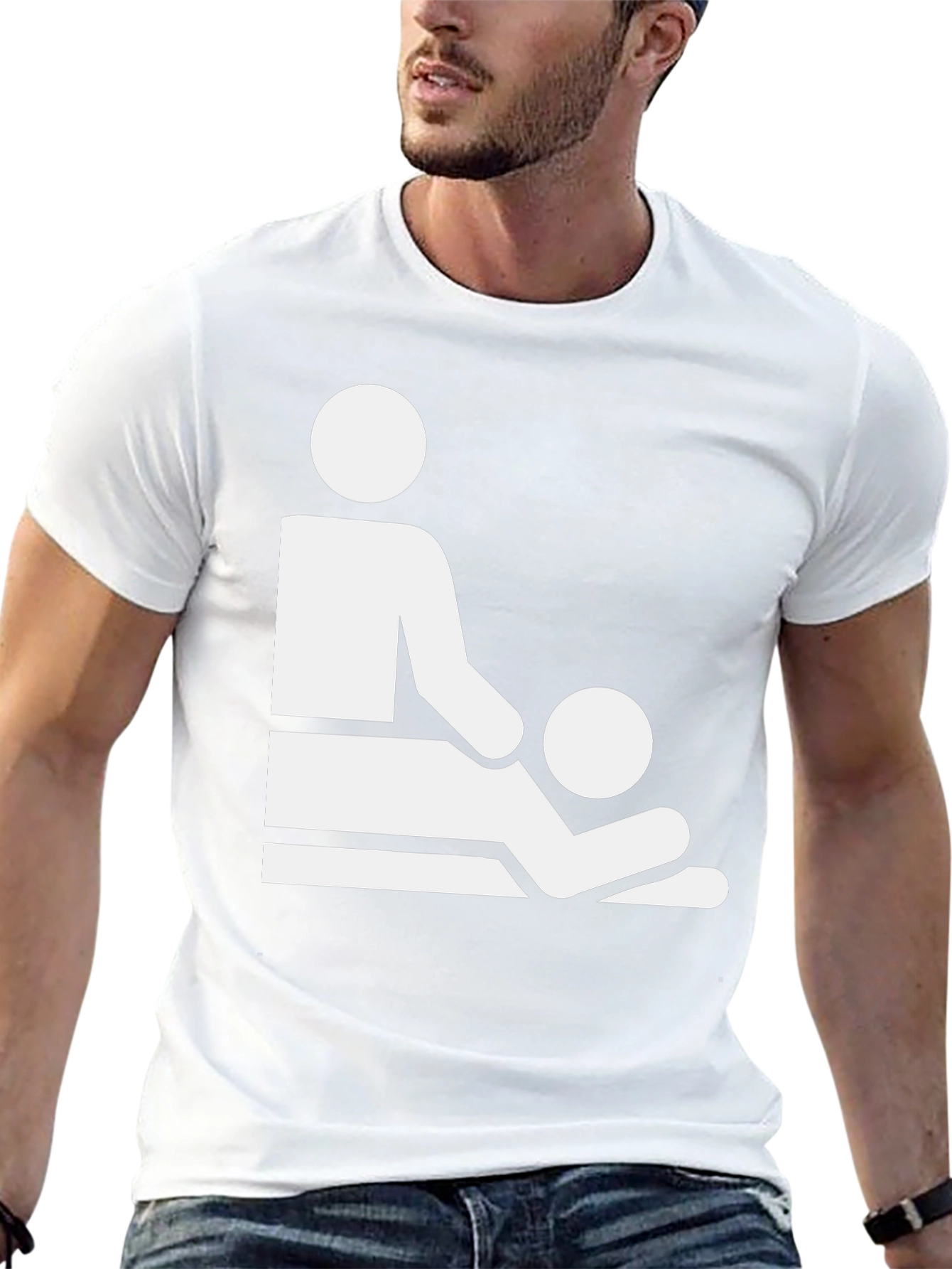 Massage Graphic T-Shirt - Relaxation & Comfort