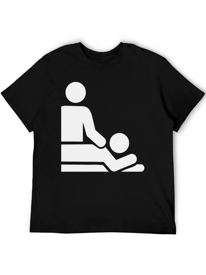Massage Graphic T-Shirt - Relaxation & Comfort