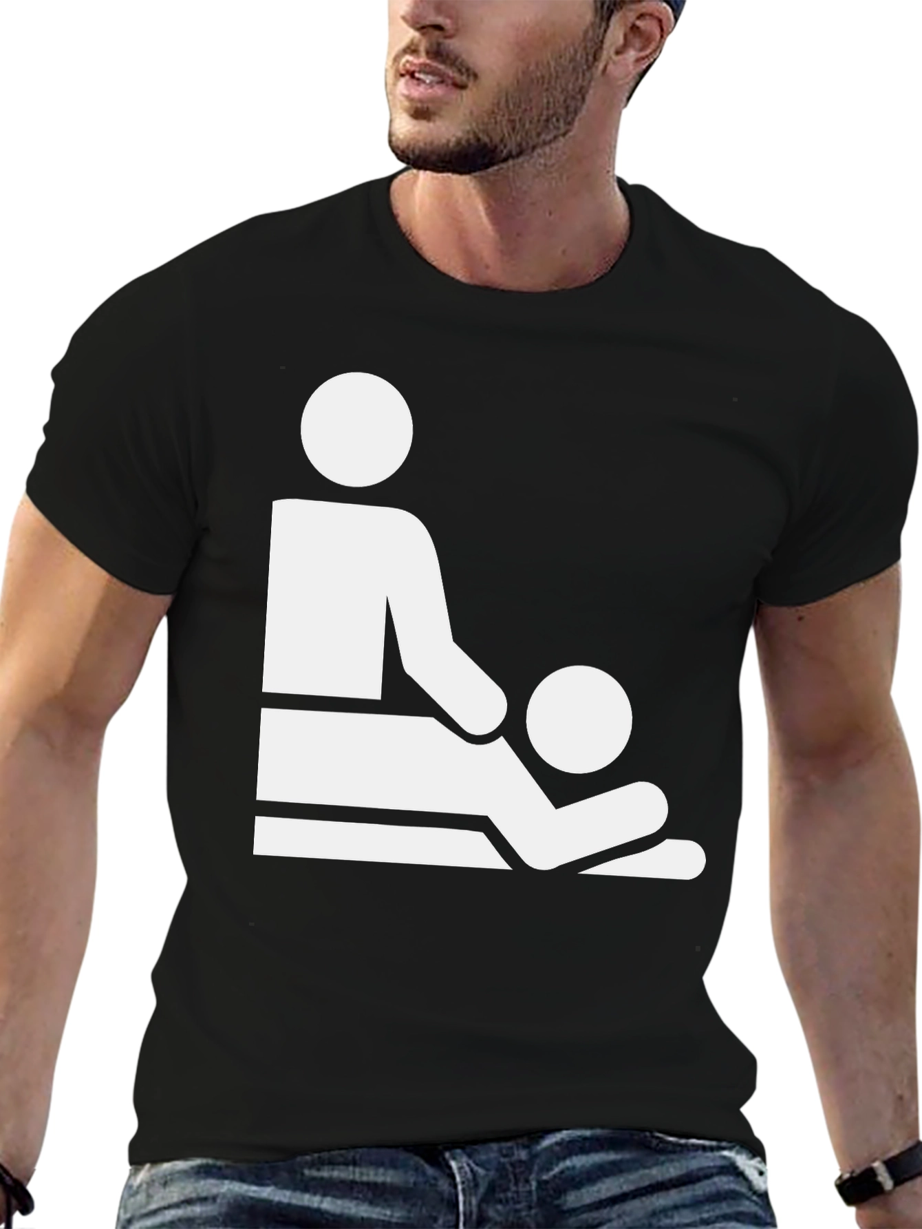 Massage Graphic T-Shirt - Relaxation & Comfort