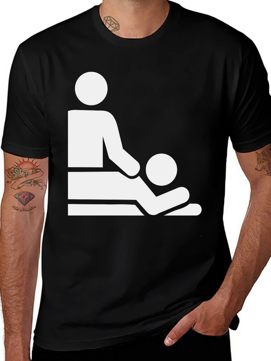 Massage Graphic T-Shirt - Relaxation & Comfort
