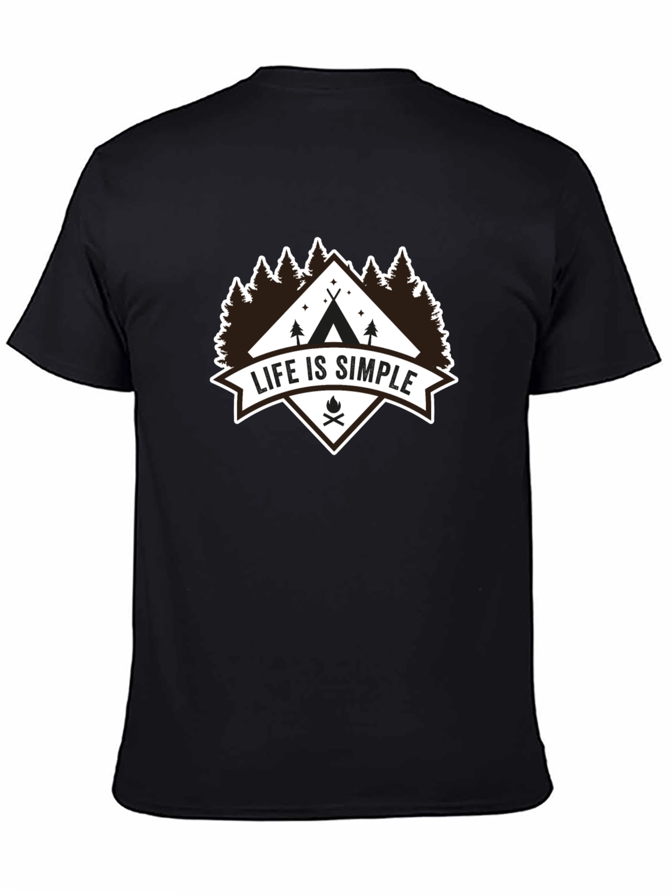 Life Is Simple Camping Graphic Tee