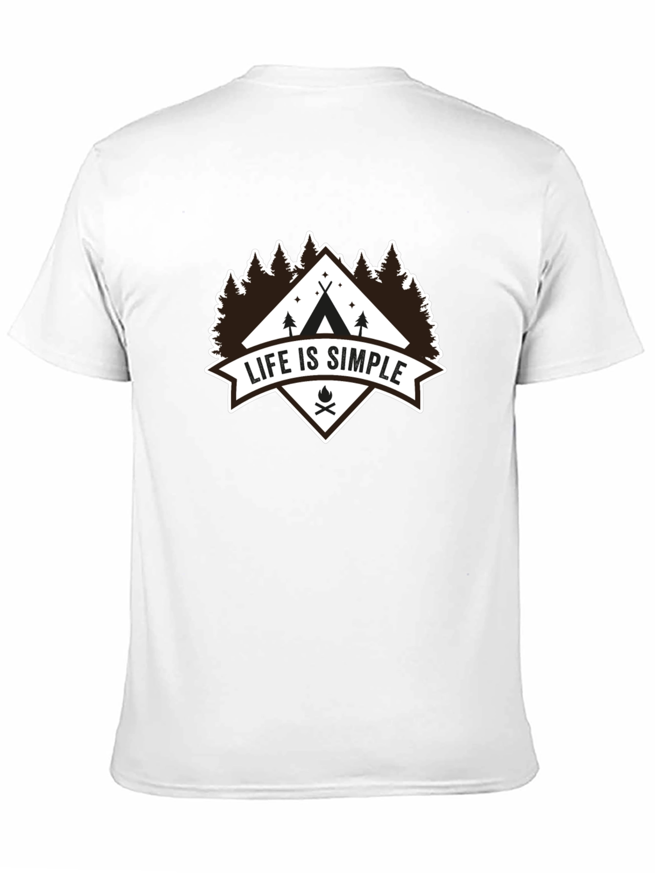 Life Is Simple Camping Graphic Tee