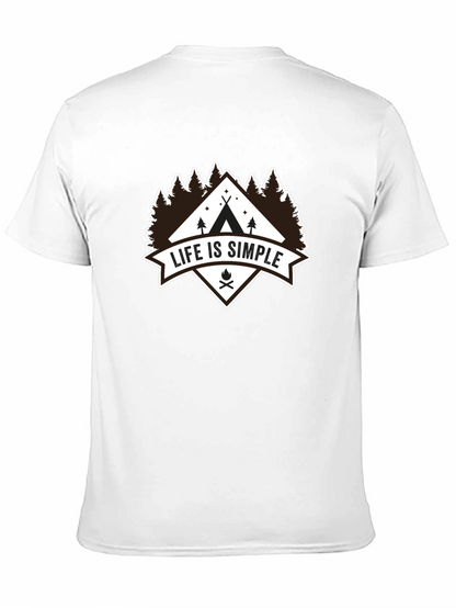 Life Is Simple Camping Graphic Tee