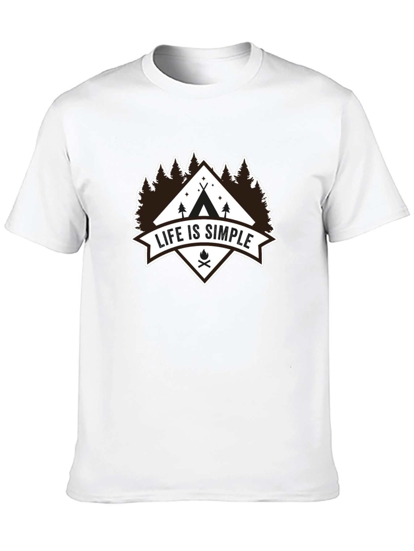 Life Is Simple Camping Graphic Tee
