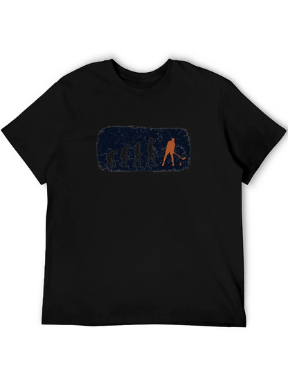 Evolution of Hockey T-Shirt - Black