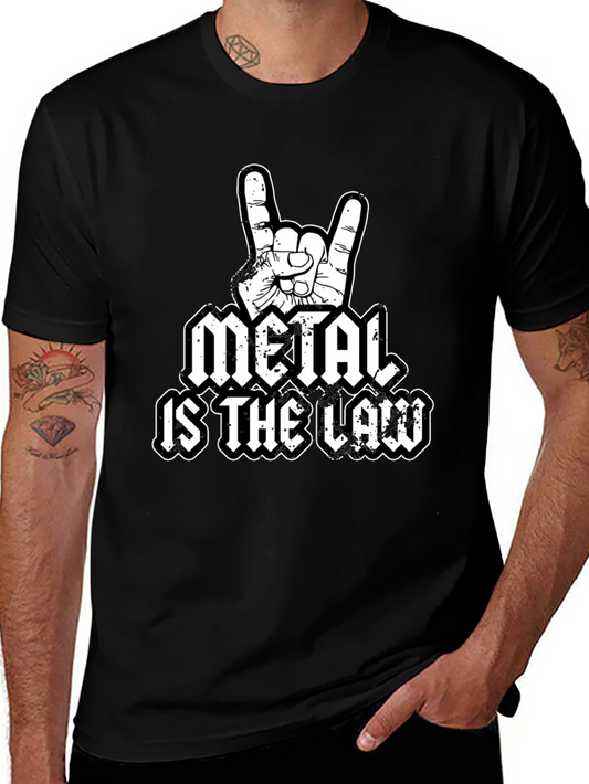 Metal Is The Law Graphic Tee