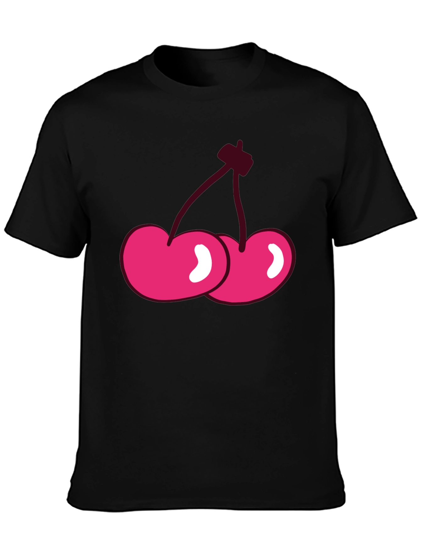 Cherry Graphic Tee - Casual Comfort