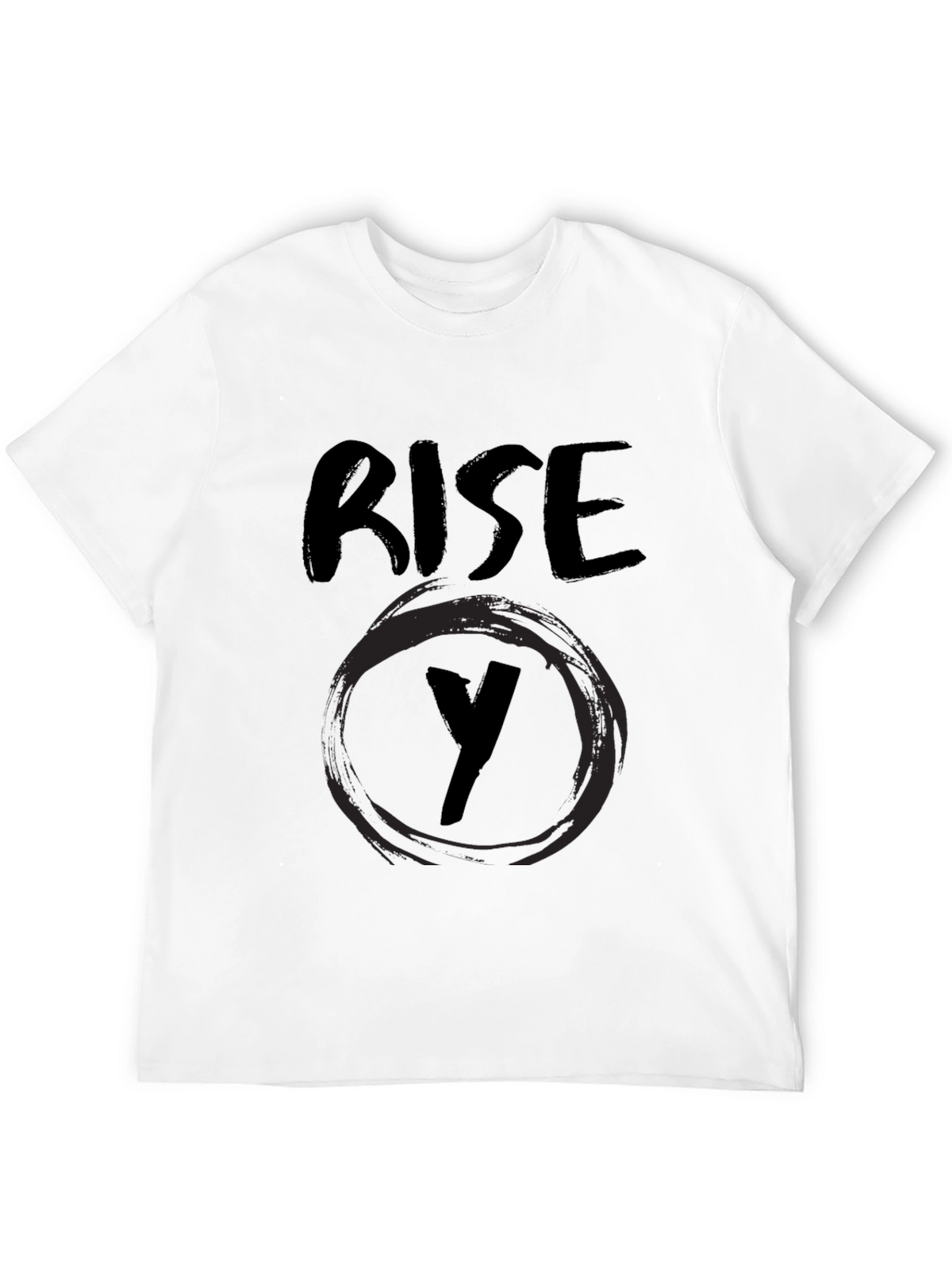 Rise Y Graphic Black T-Shirt