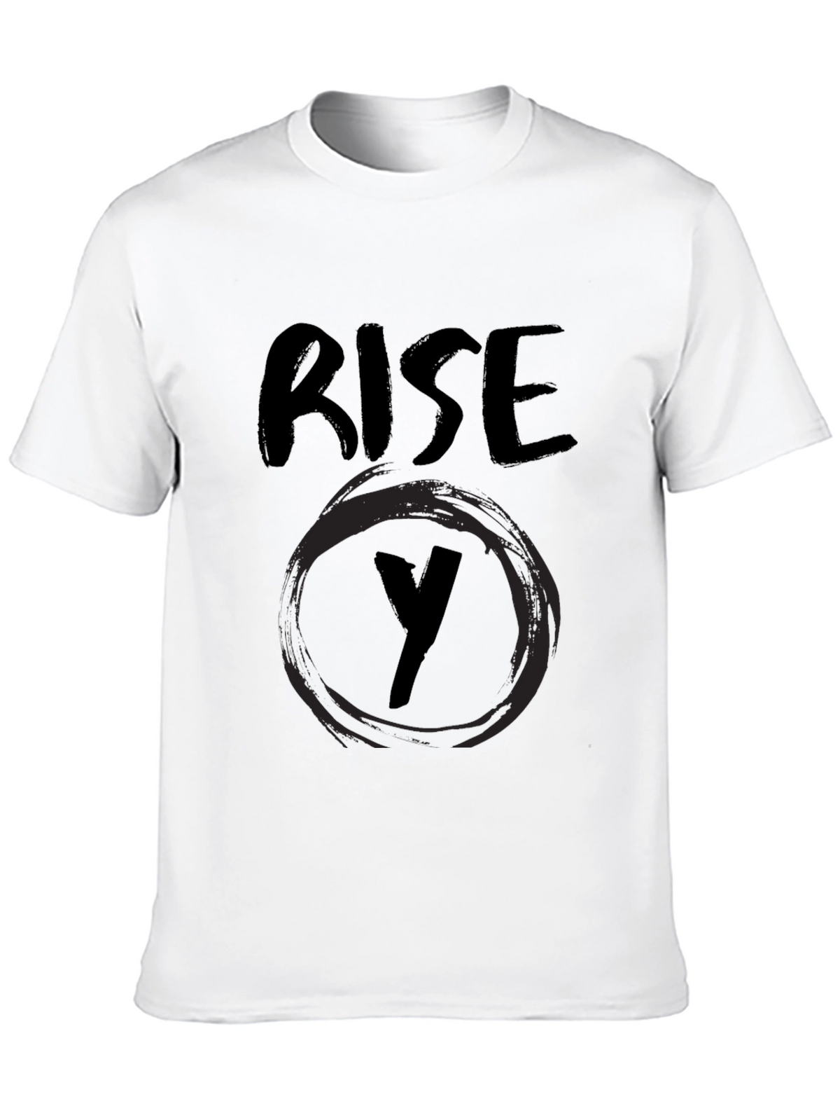 Rise Y Graphic Black T-Shirt