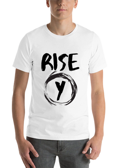 Rise Y Graphic Black T-Shirt