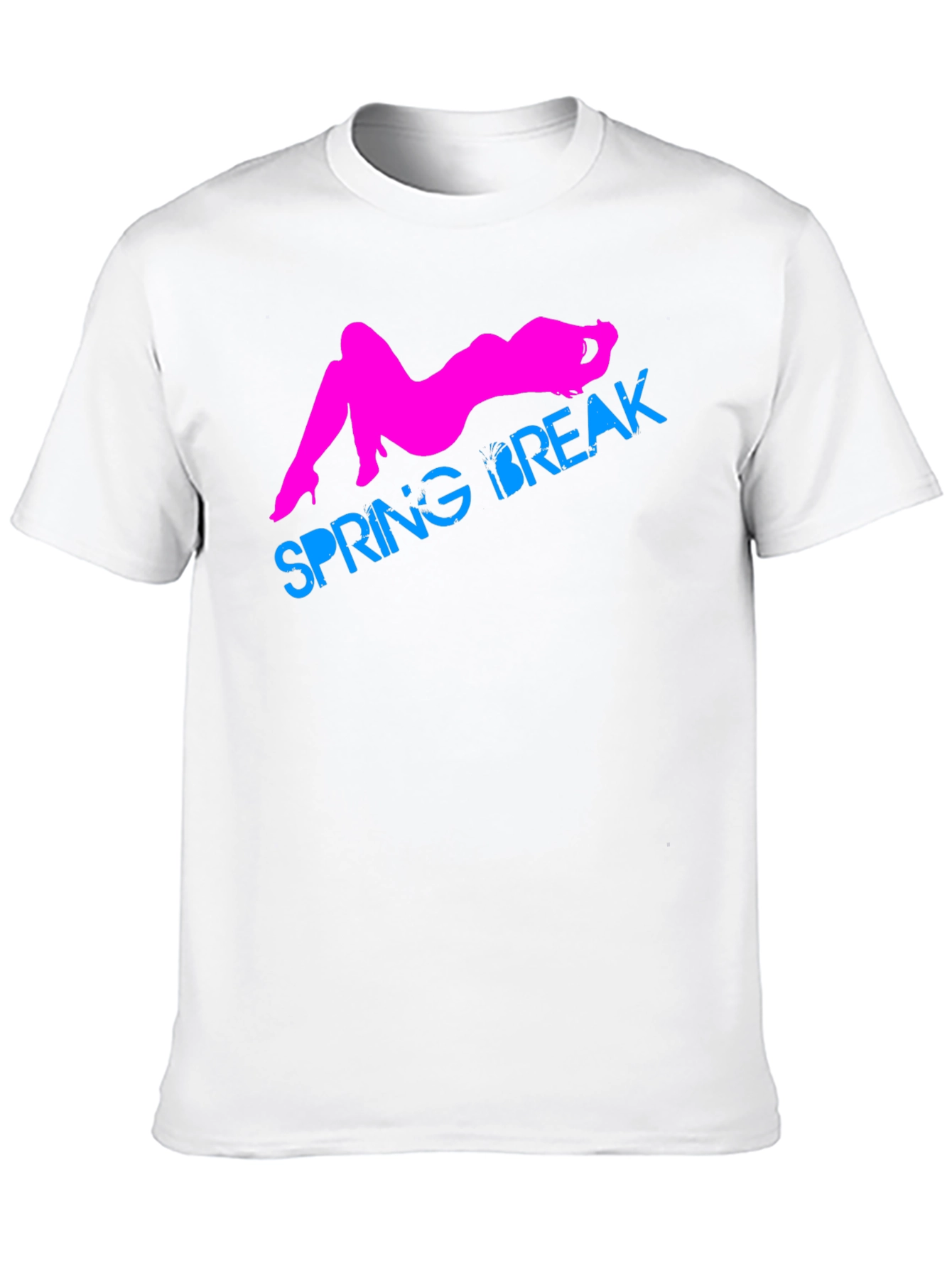 Spring Break Graphic T-Shirt - Black