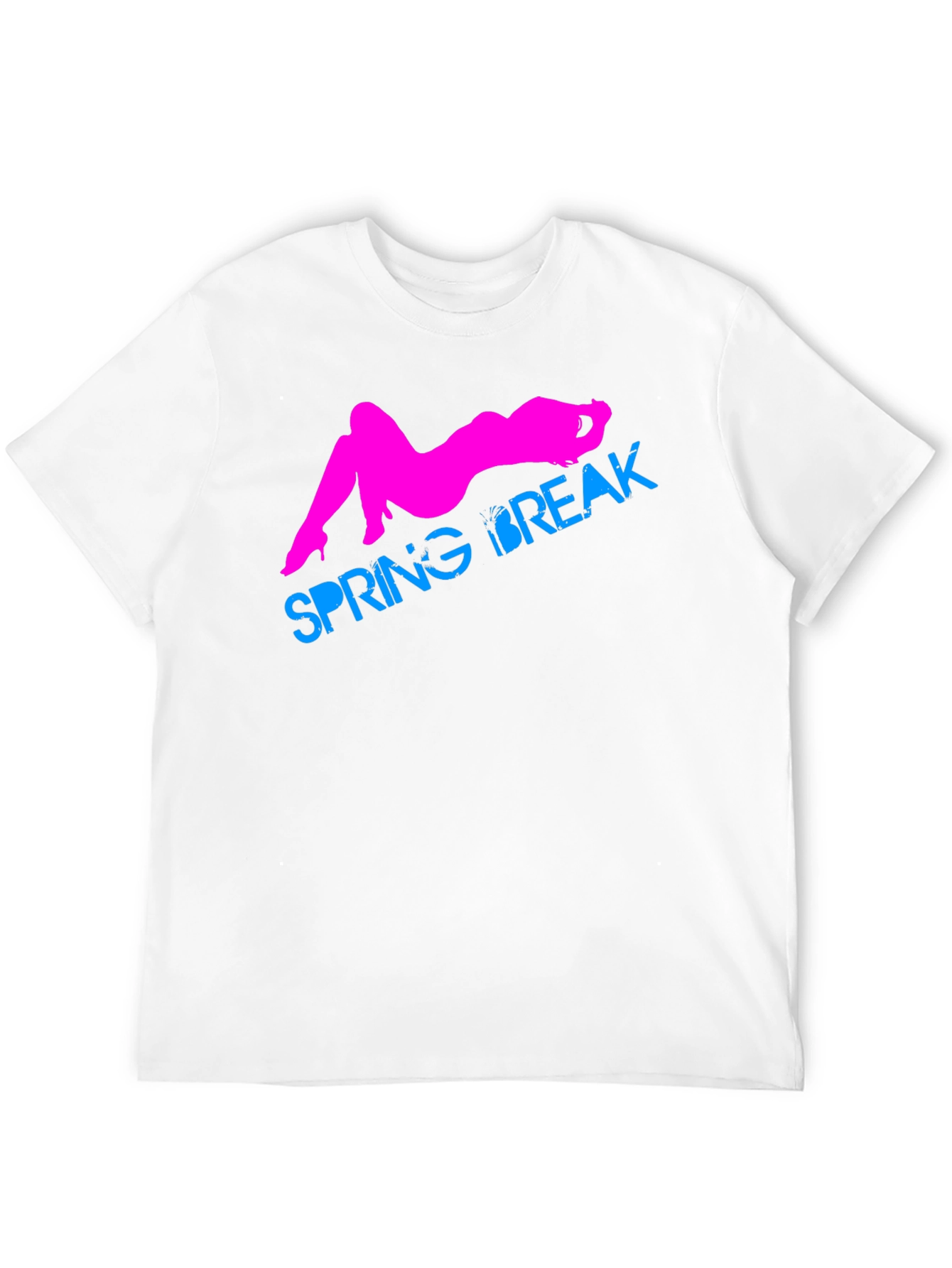 Spring Break Graphic T-Shirt - Black