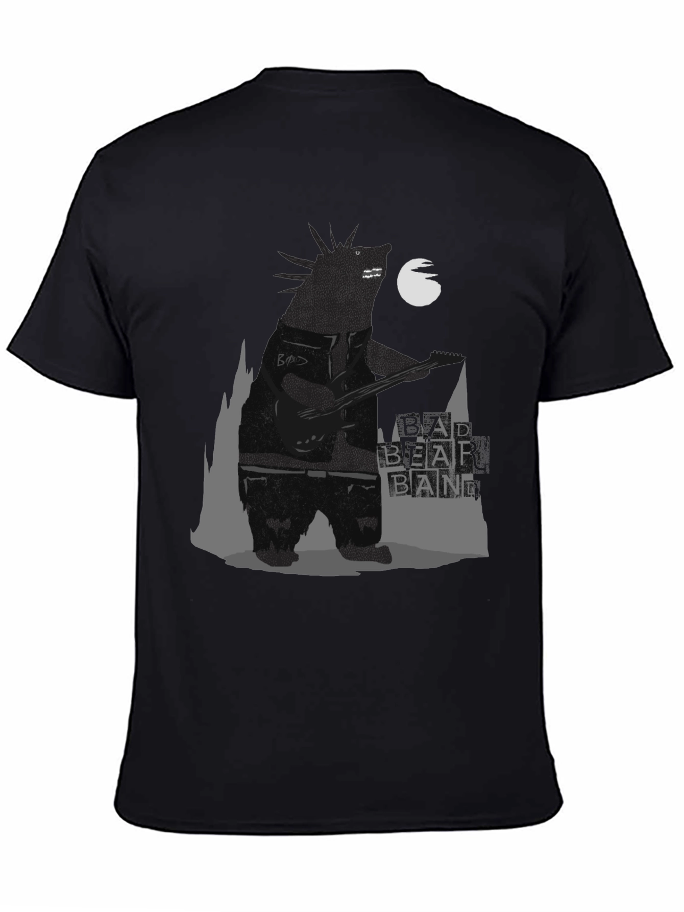 Bad Bear Band Graphic Tee - Black