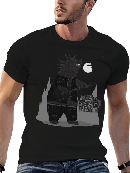 Bad Bear Band Graphic Tee - Black