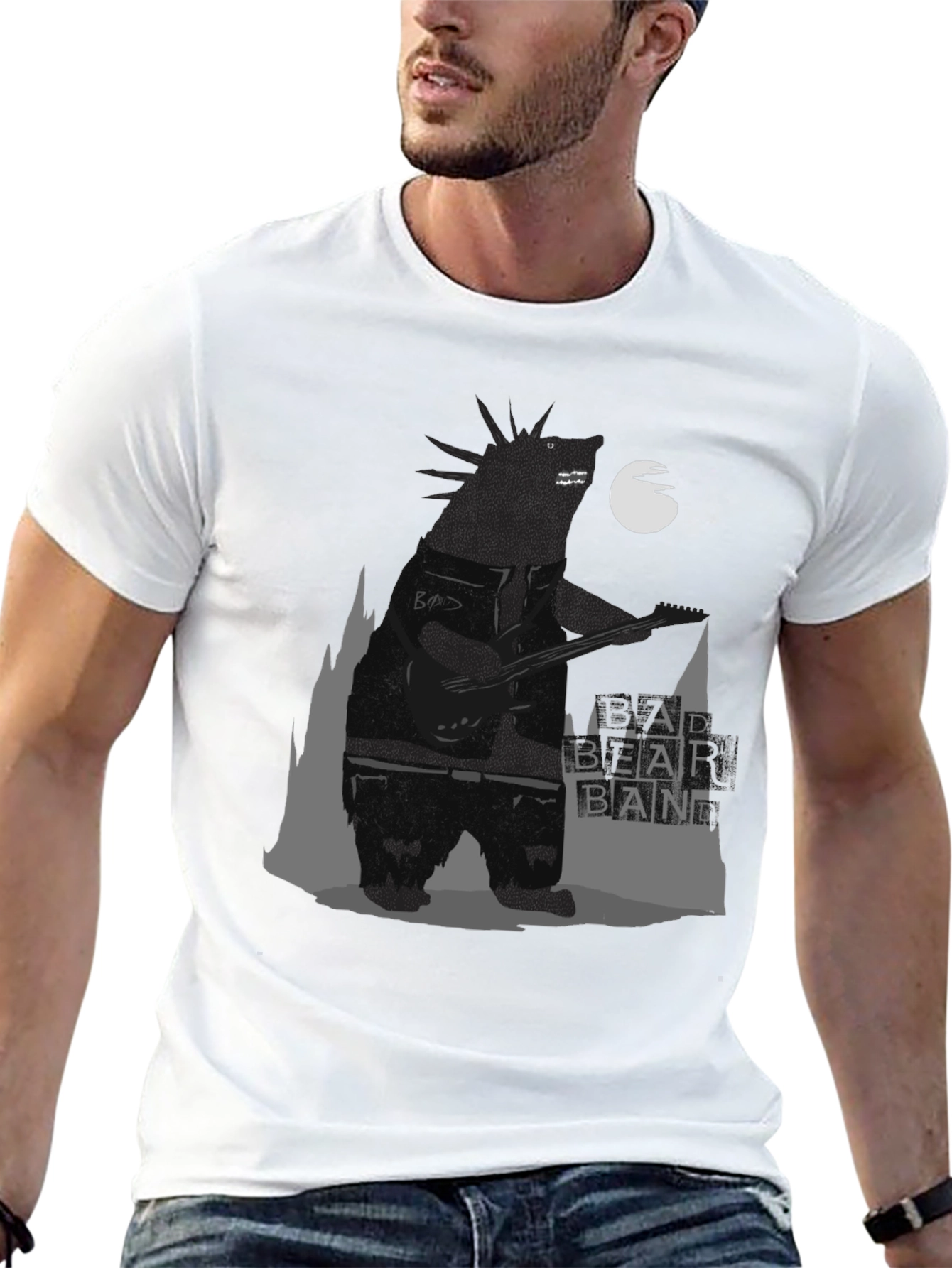 Bad Bear Band Graphic Tee - Black