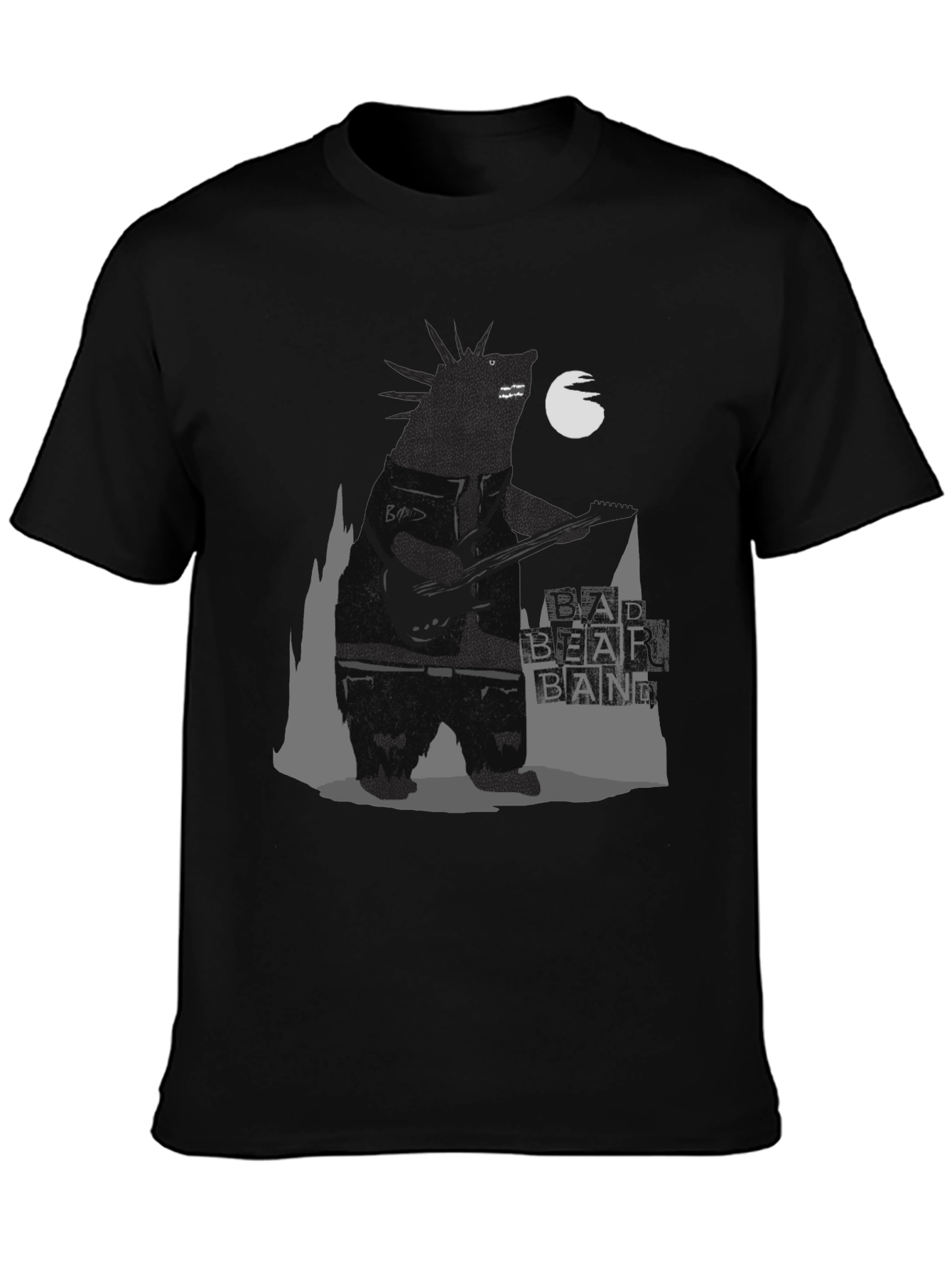 Bad Bear Band Graphic Tee - Black