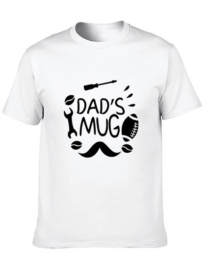 Dads Mug Graphic T-Shirt Black