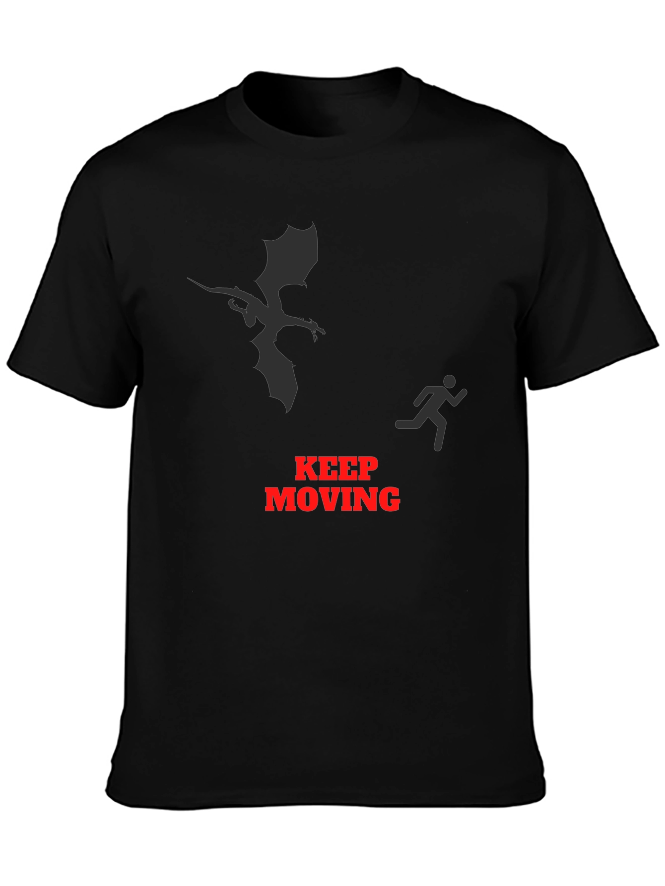 Keep Moving Dragon Graphic Tee